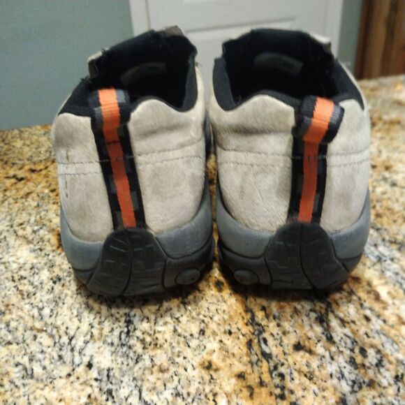 Merrell Men's Slip-On Shoes Grey Suede Loafers Jungle Moc Boulder US 11 J98931 - Picture 10 of 12